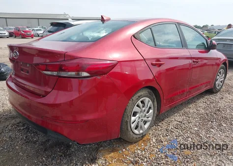 2017 Hyundai Elantra Se from USA, damaged, VIN 5NPD74LF9HH193512